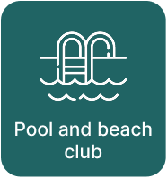 Alberca y club de playa